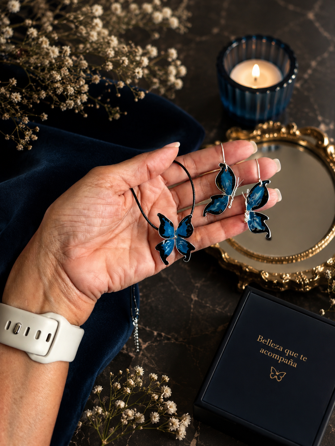 Enchanted Blue Butterfly Set