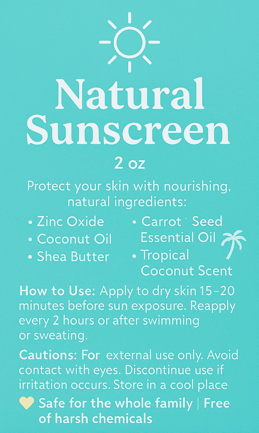 Coconut Sunblock 2 oz
