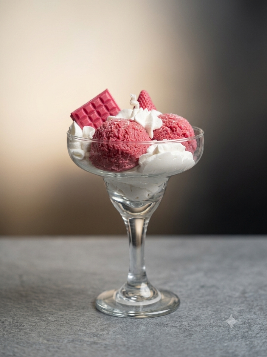 Strawberry Sundae Candle