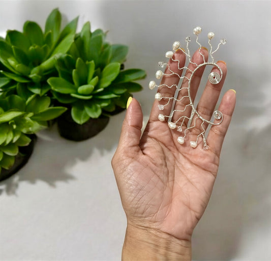 Ear Cuffs Pearls and Crystals