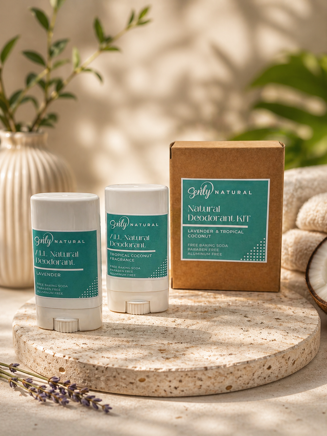 Natural Deodorant Kit (Sensitive skin)