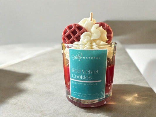 Red Velvet Cookie Candle